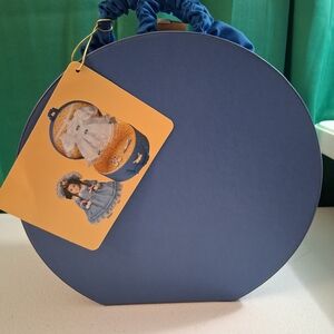 Round Blue Handbag